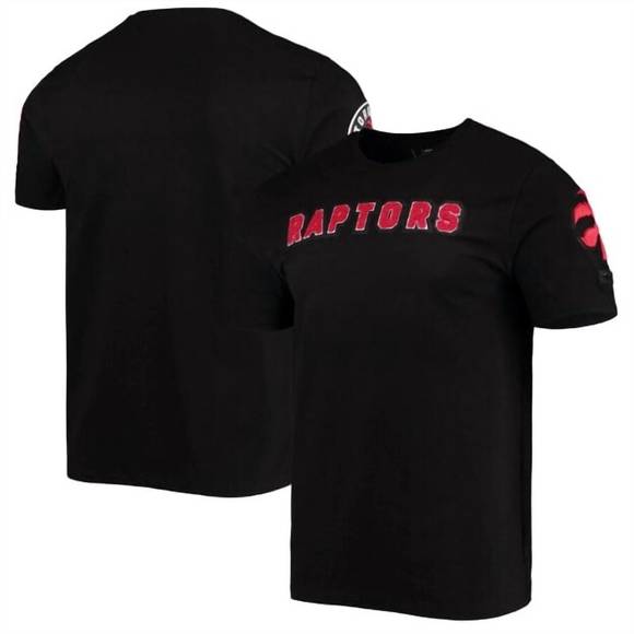 NEW PRO STANDARD men's toronto raptors chenille tee in black - Picture 4 of 4